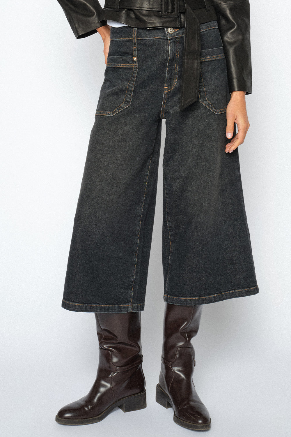 Vaqueros culotte capri Juventus