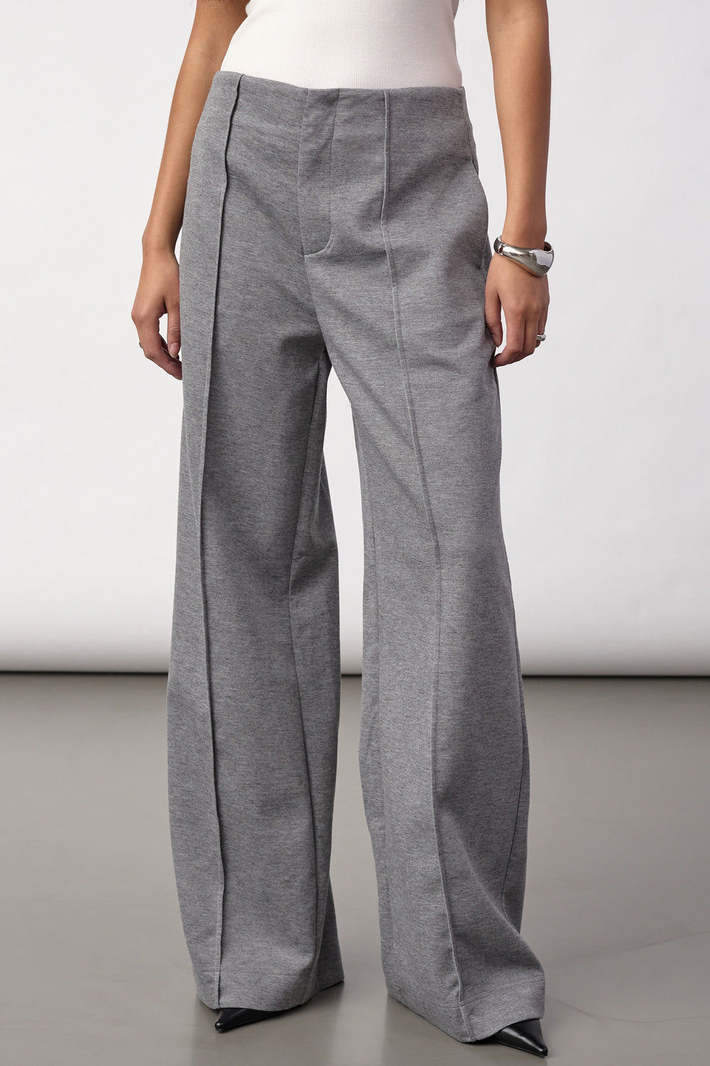 Pantalones de chándal con pliegue Lancecc